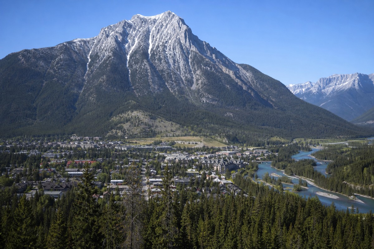 Banff, a common base for Columbia Icefield day trips
