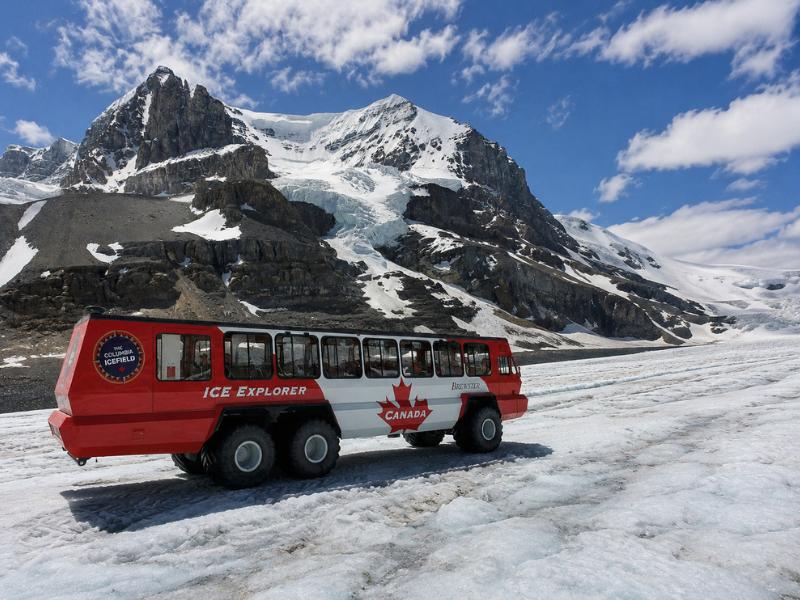 Lake Louise to Jasper One-Way Glacier Journey